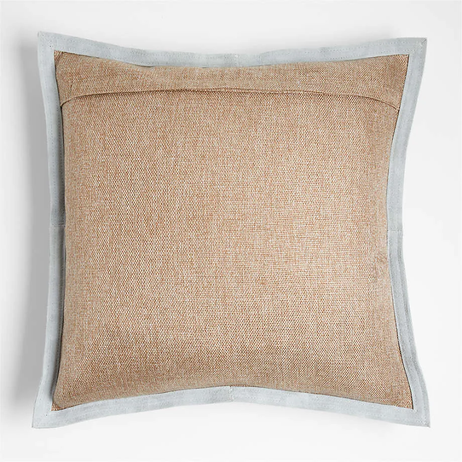 Hyde Pieced Suede Throw Pillow Cover