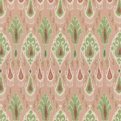 Ikat Bokhara-Rose/Green