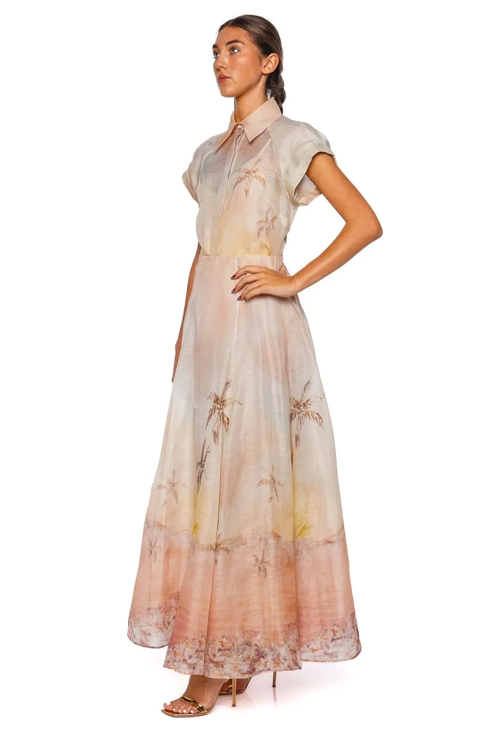Illuminate Seascape Maxi Skirt