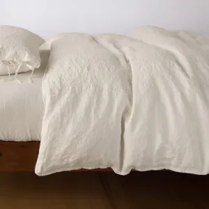 Ines Duvet Cover - Parchment - Queen