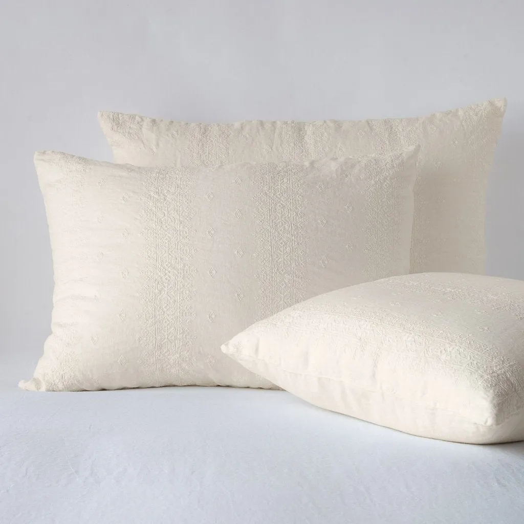 Ines Euro Sham - Parchment