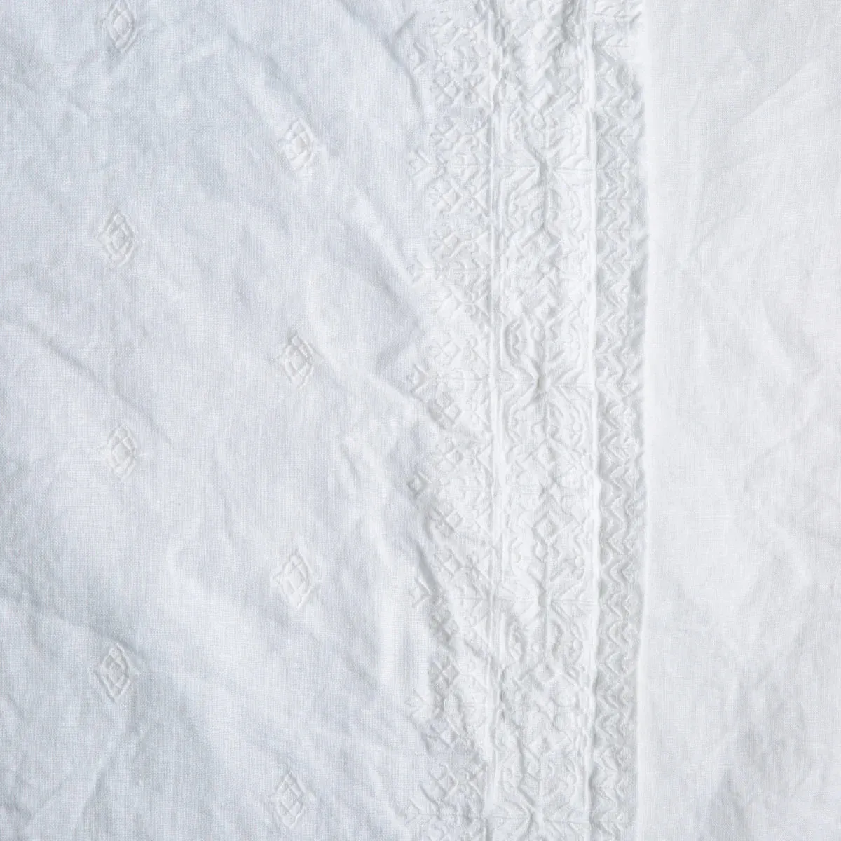 Ines King Sham - White