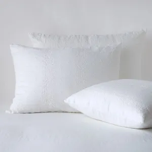 Ines King Sham - White