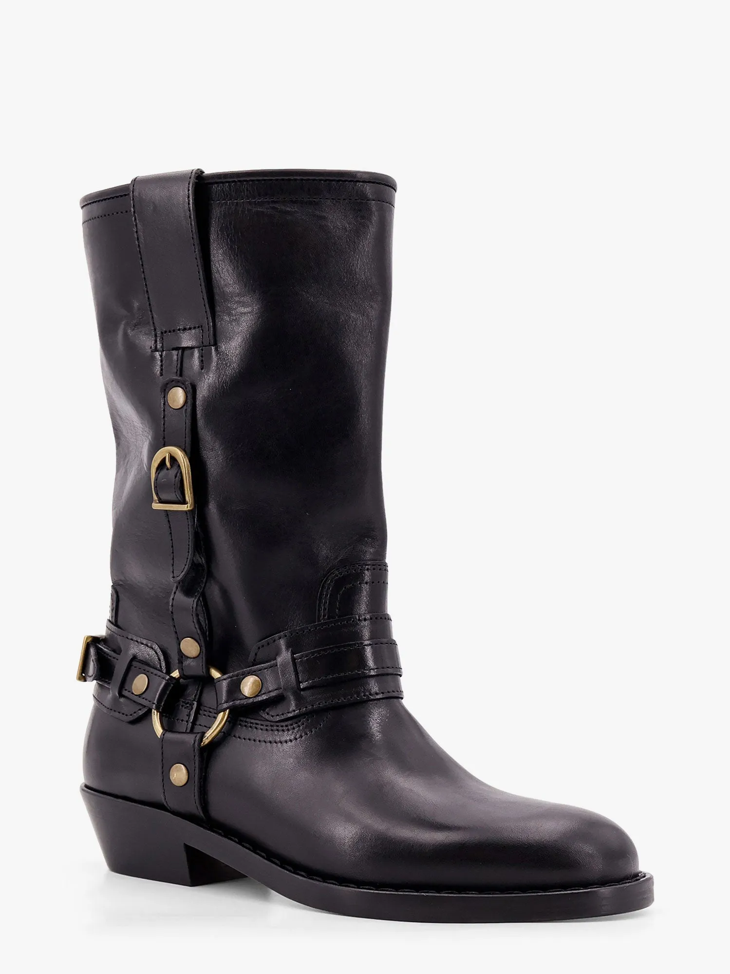 Isabel Marant Heiko Leather Boots With Straps