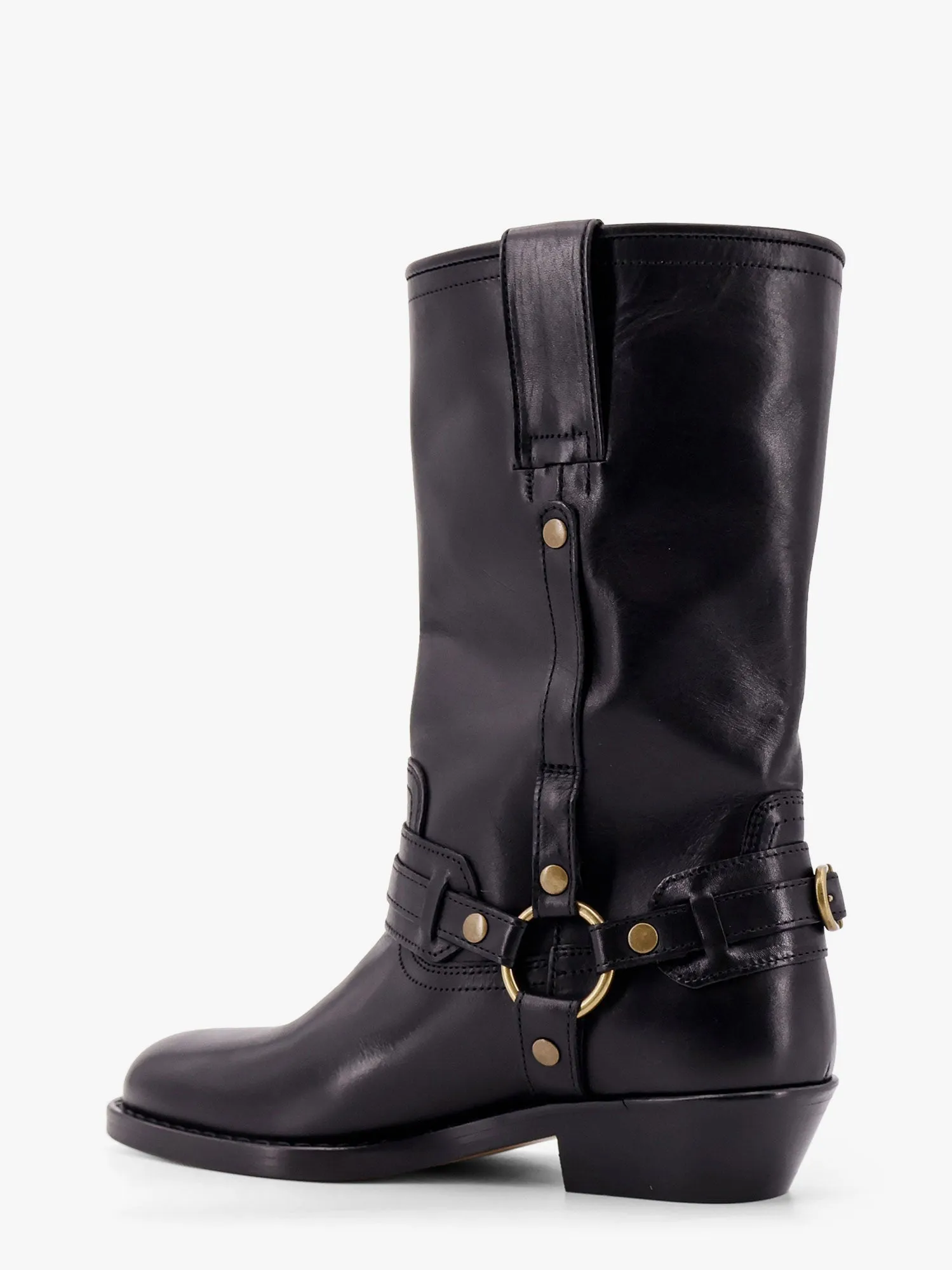 Isabel Marant Heiko Leather Boots With Straps