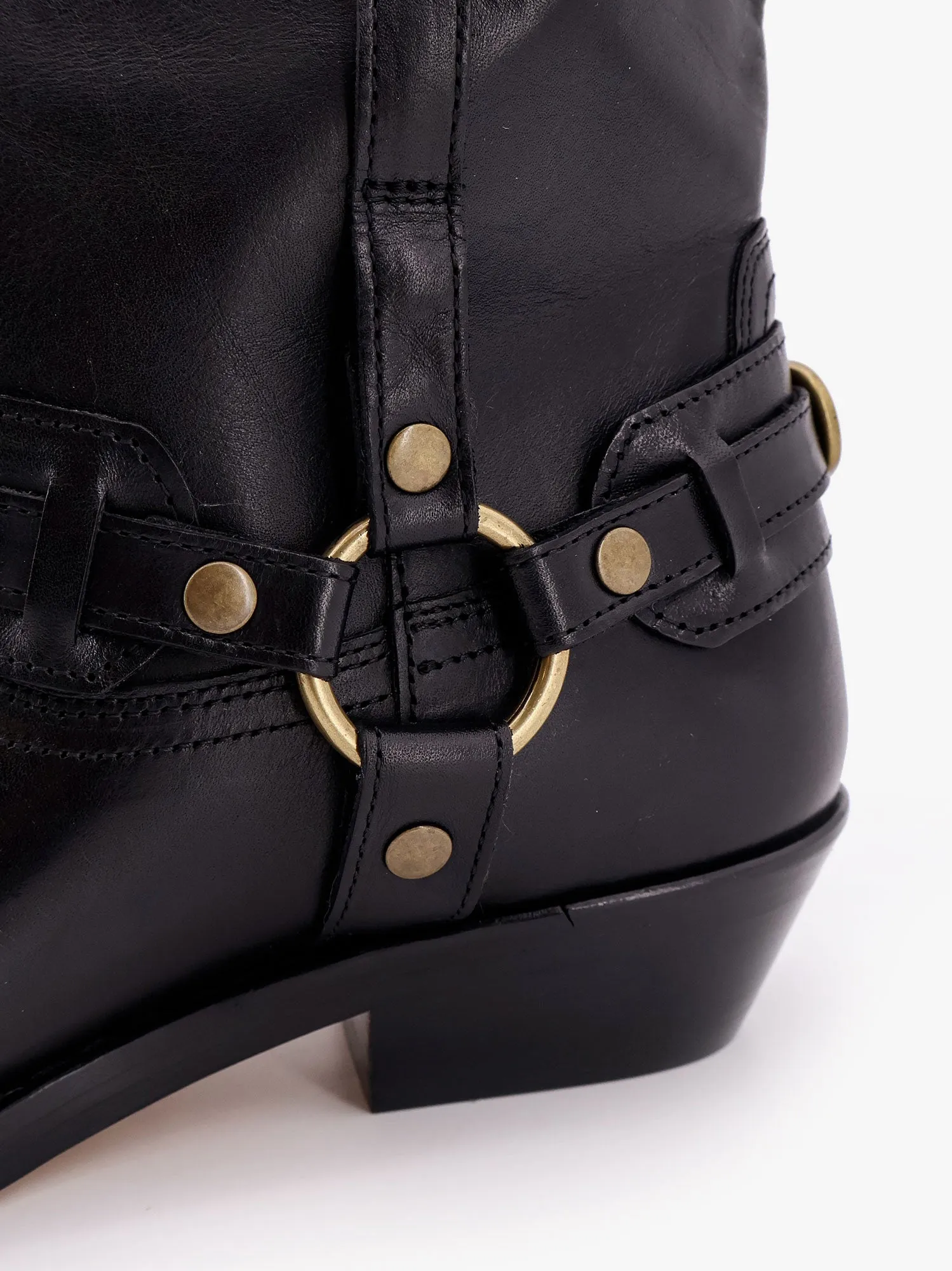 Isabel Marant Heiko Leather Boots With Straps