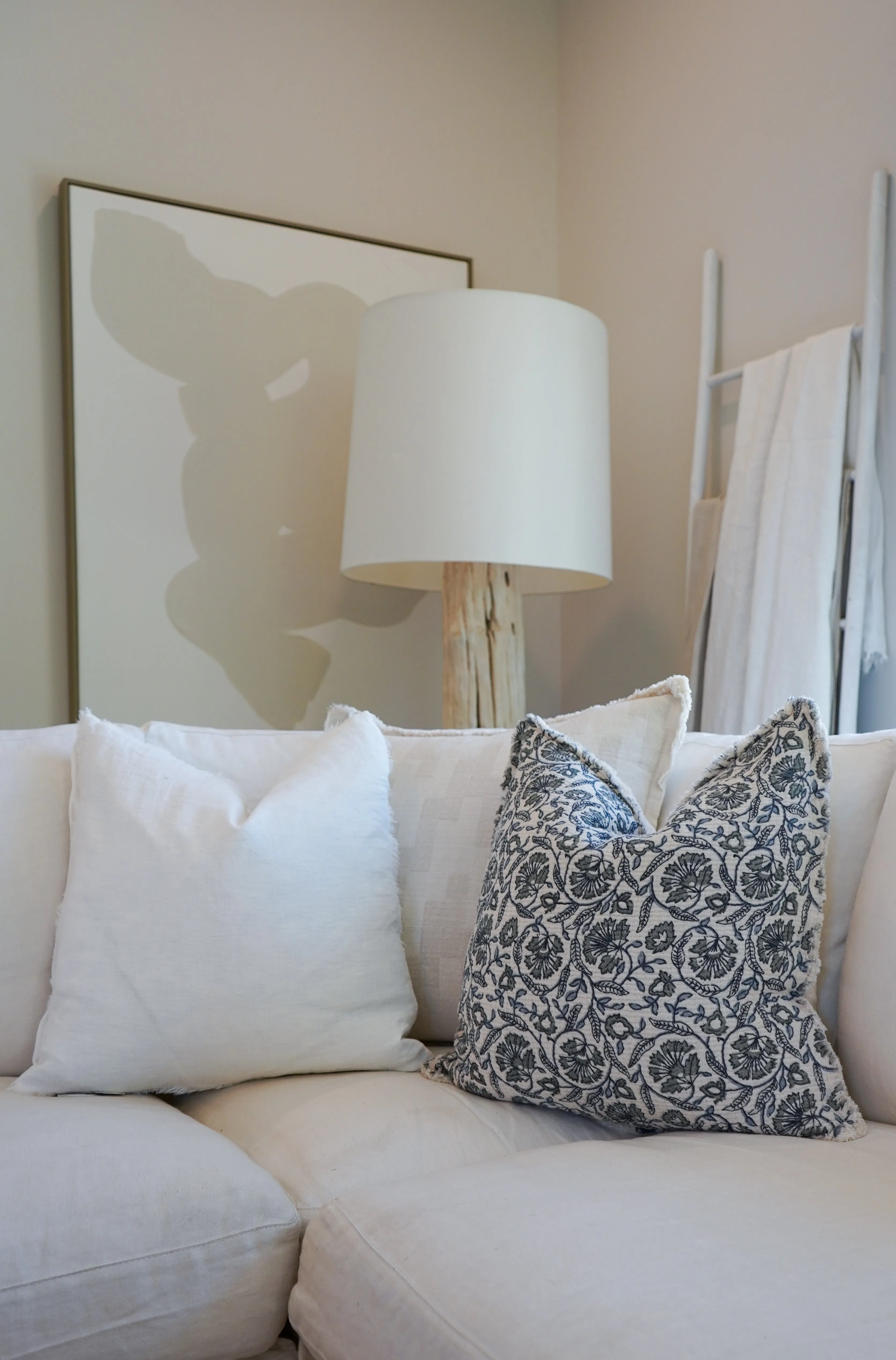 Ivory Linen Pillow
