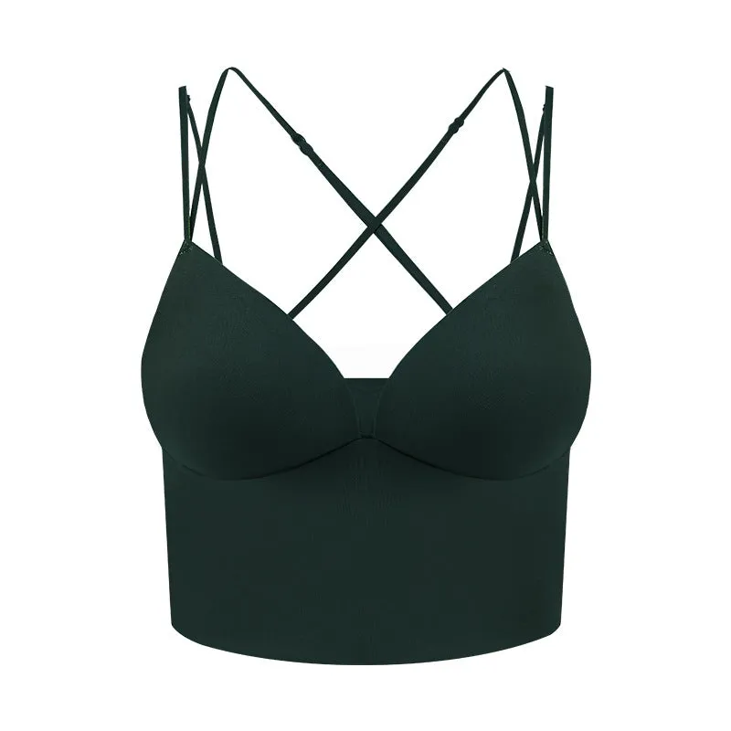 Japan's exported autumn clothing wild slings bra ultra-thin style underwear female silk silk text