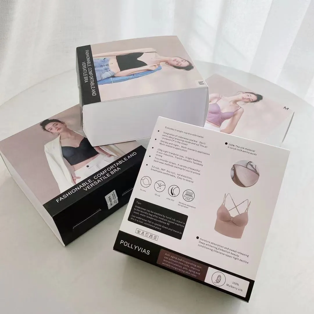 Japan's exported autumn clothing wild slings bra ultra-thin style underwear female silk silk text