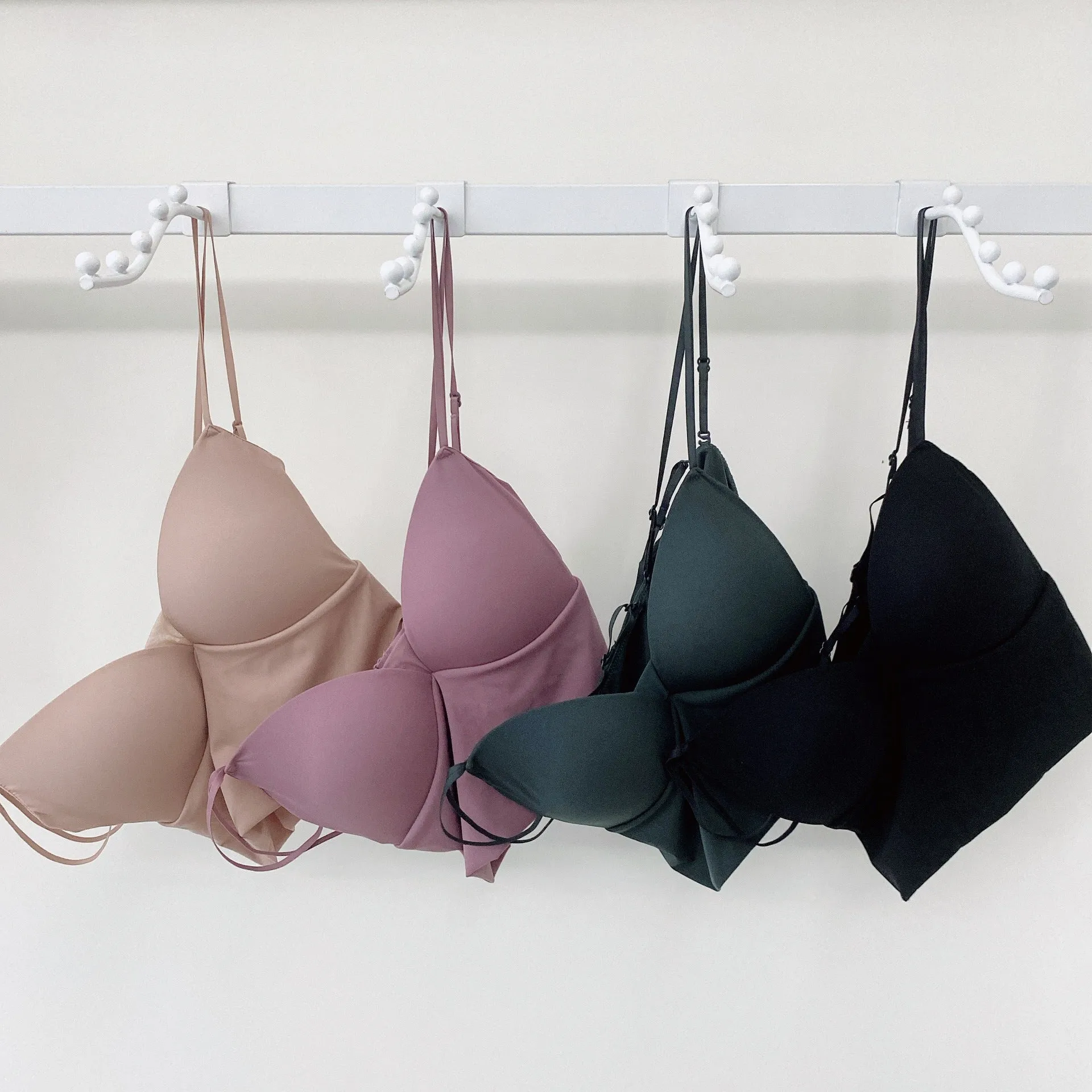 Japan's exported autumn clothing wild slings bra ultra-thin style underwear female silk silk text