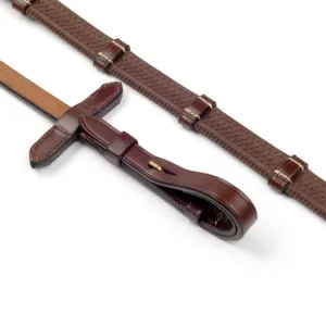 John Whitaker Valencia 9-Loop 1/2" Rubber Reins