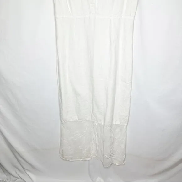 JOHNNY WAS Sleeveless Embroidered Linen Dress NWT in Large