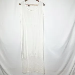 JOHNNY WAS Sleeveless Embroidered Linen Dress NWT in Large