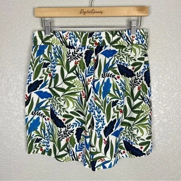 Joie NWOT Evelyn Linen Short, Tropical Beaded 6 - Travel, High Waist, Floral