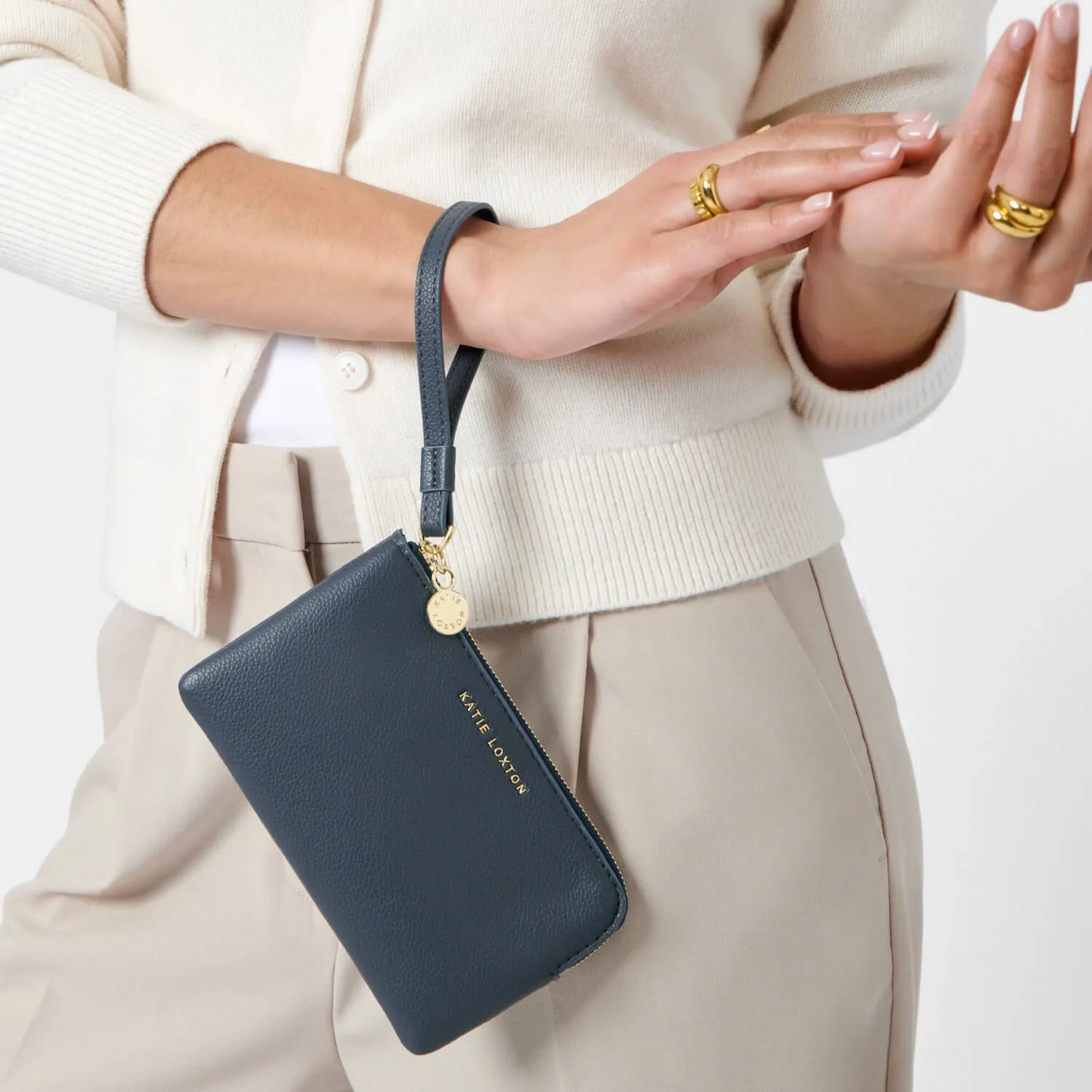 Katie Loxton Small Wristlet Coin Purse - Slate
