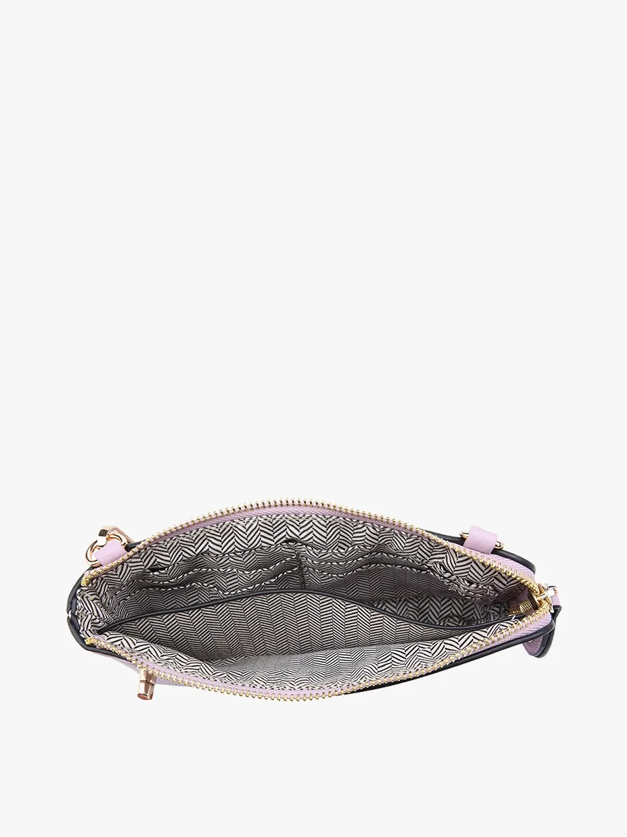Kendall Crossbody Wristlet Light Gold
