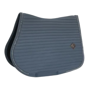 Kentucky Show Jumping Saddlepad with Pearls Grey