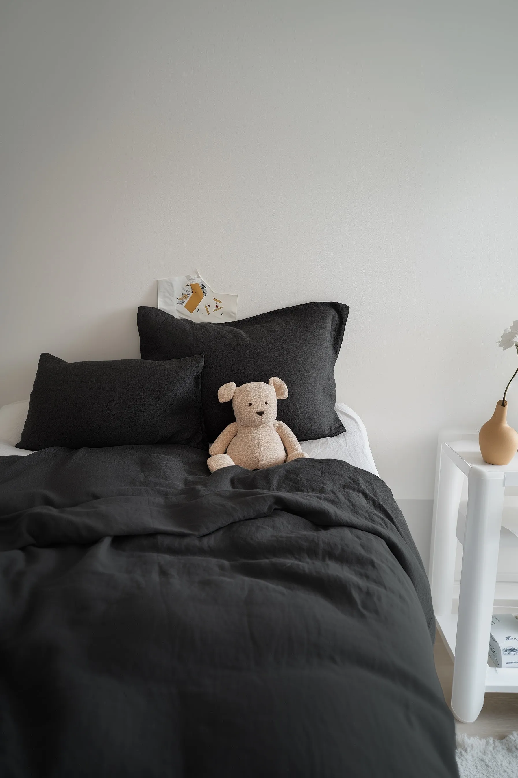 Kids Duvet Cover Set - Black