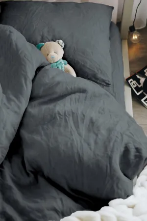 Kids pillowcase - dark gray