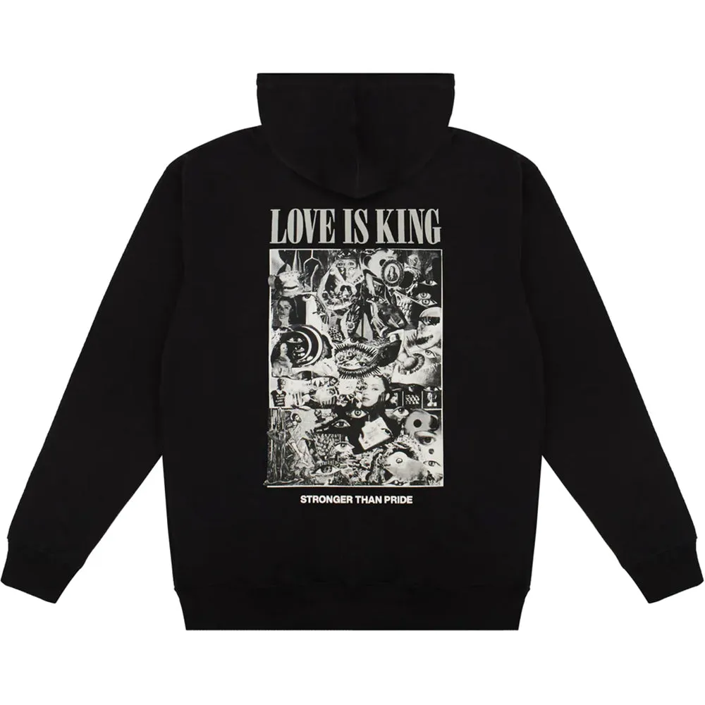 King Spades Pullover Hooded Sweat Black