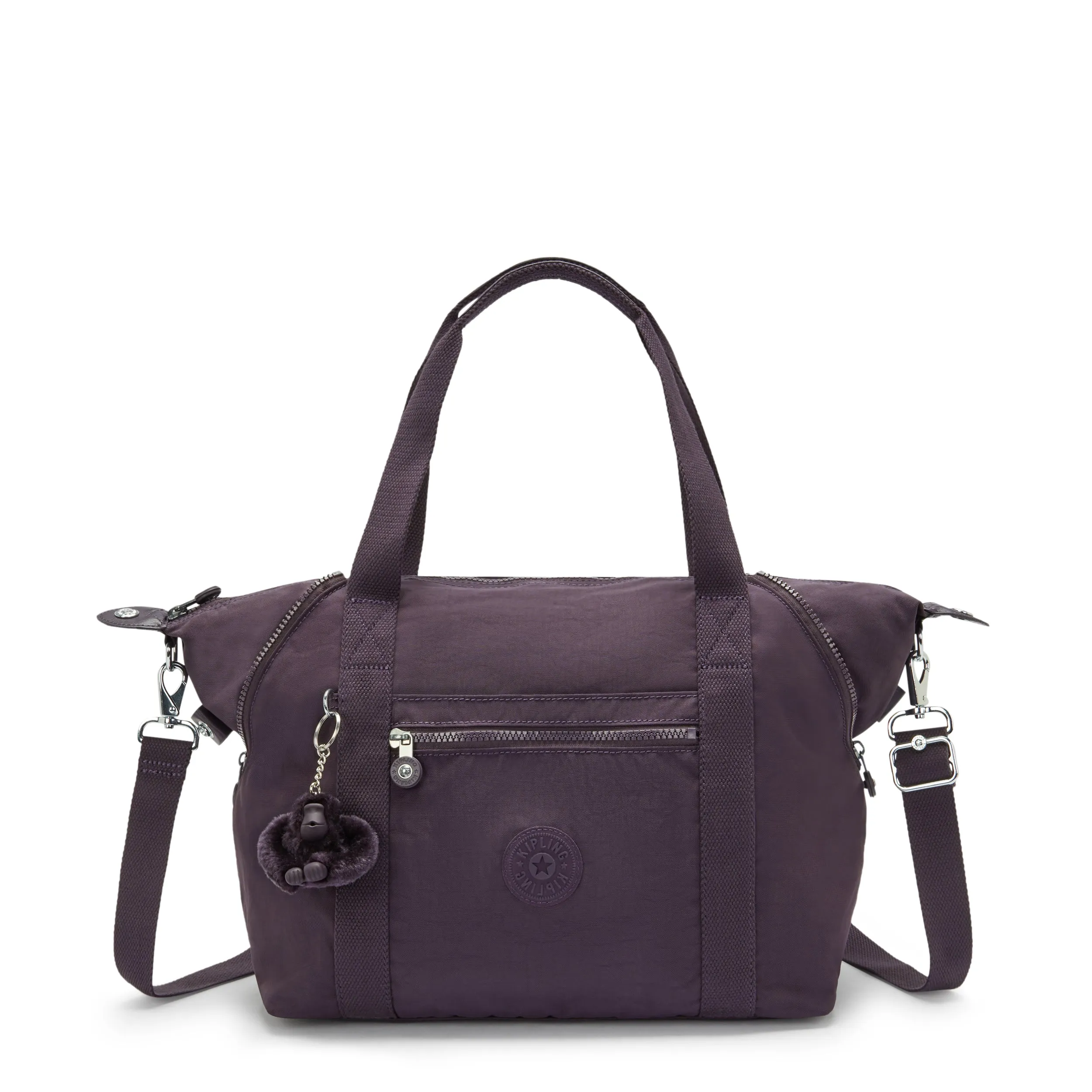 Kipling Art Ultimate Plum Medium Tote 10619-67U