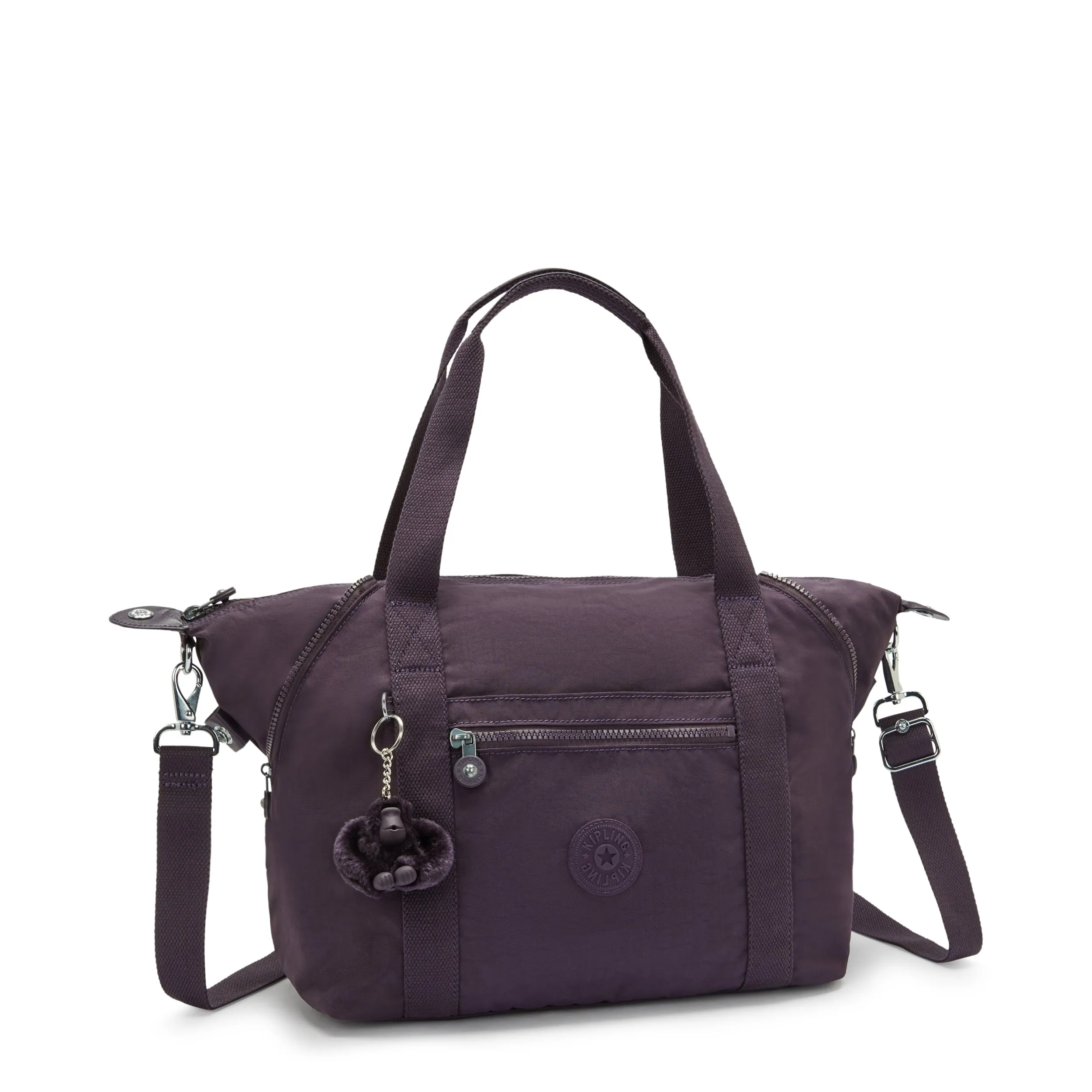 Kipling Art Ultimate Plum Medium Tote 10619-67U