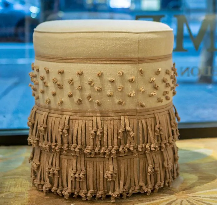Knotty Pouf - V Rugs and Home