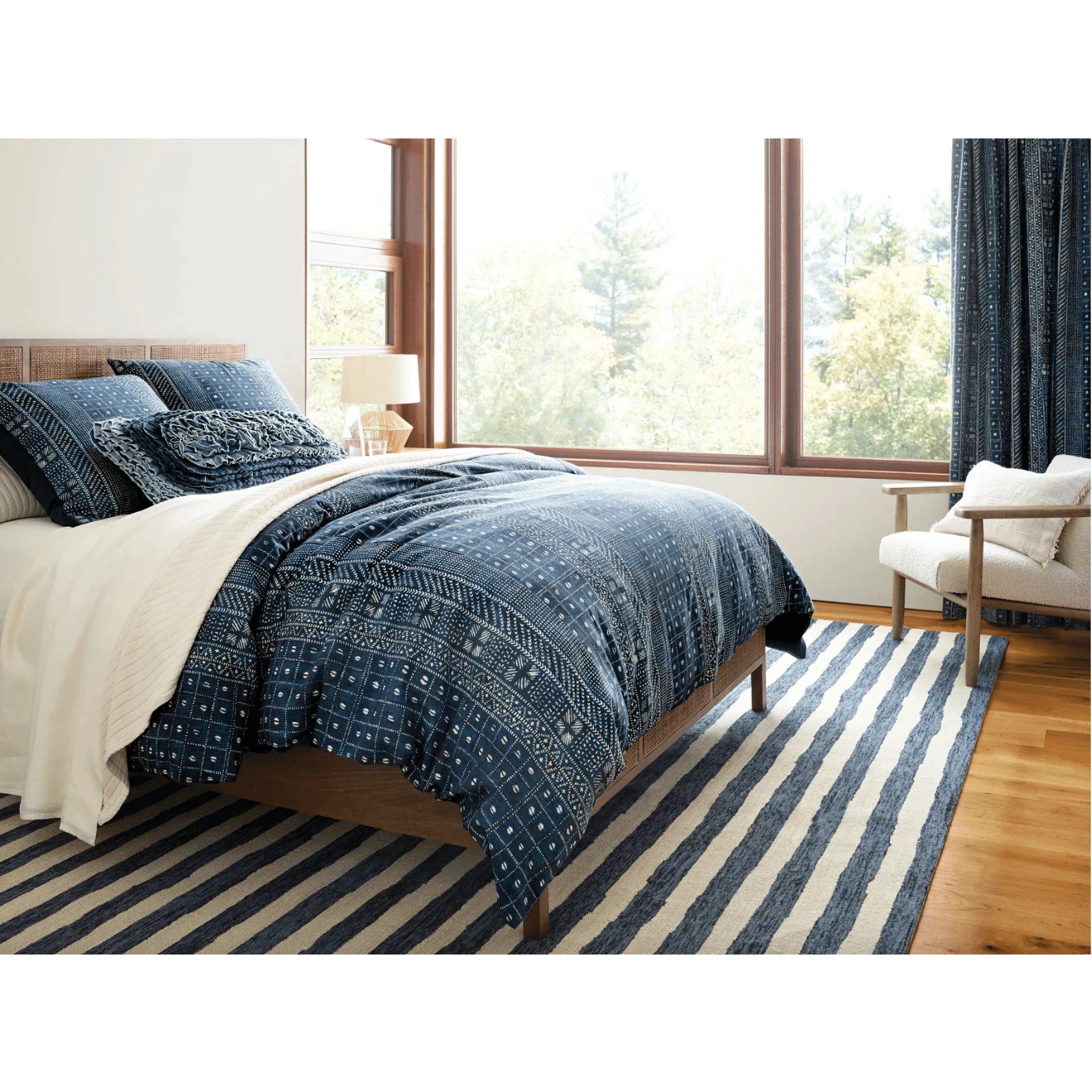 Kodi Batik Indigo Duvet Cover