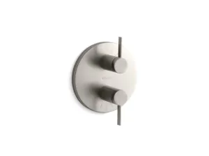 KOHLER K-T10941-4 Stillness Valve trim with lever handles for stacked valve, requires valve