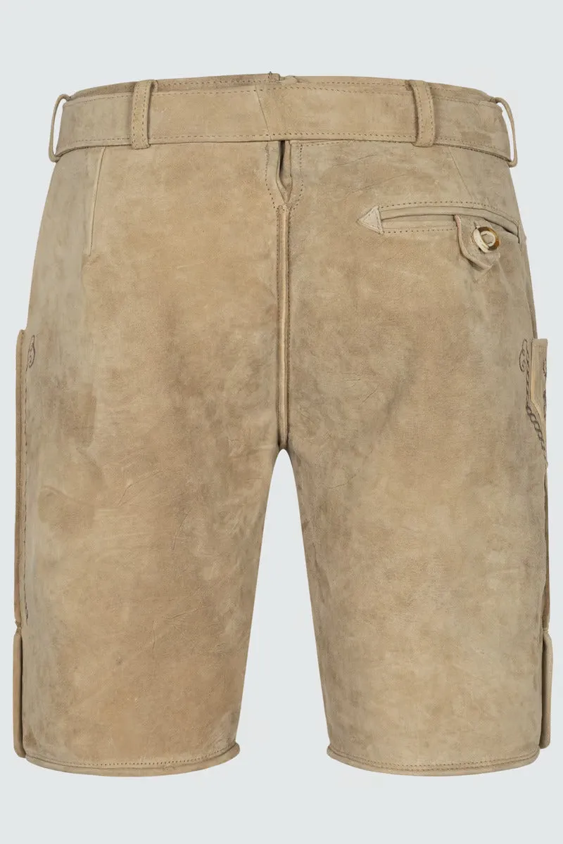 Kruger Men's Lederhosen "Milian" with belt