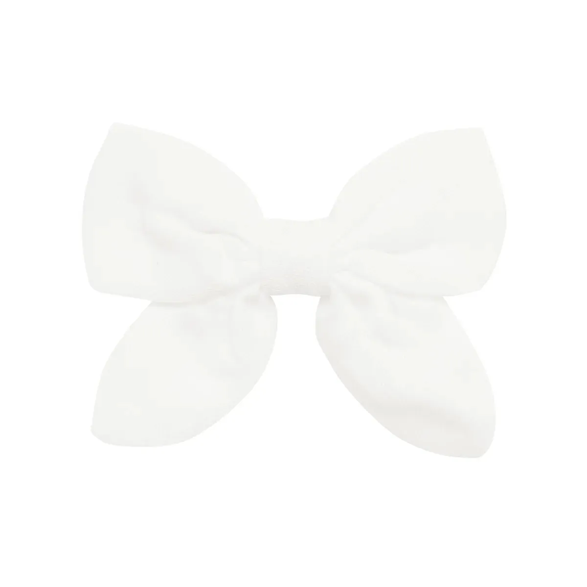 Kyte Baby Bamboo Muslin Alligator Clip Bow - Cloud