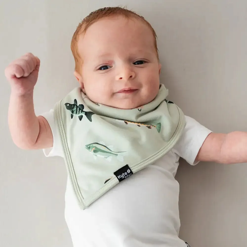 Kyte Baby Printed Bib in Fishing