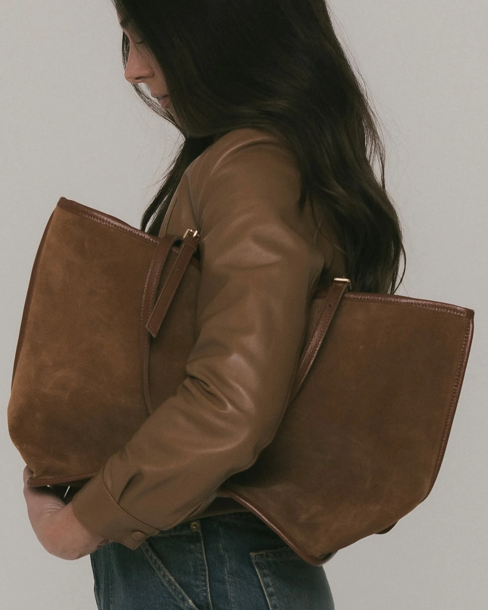 Large Shopper in Chestnut