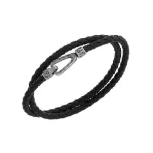 Lash Double Wrap Leather Bracelet
