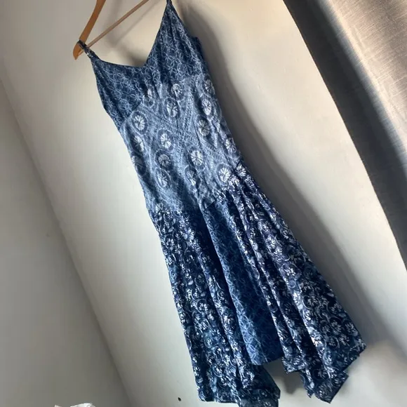 Lauren Ralph Lauren 14 Patchwork-Print Linen Dress