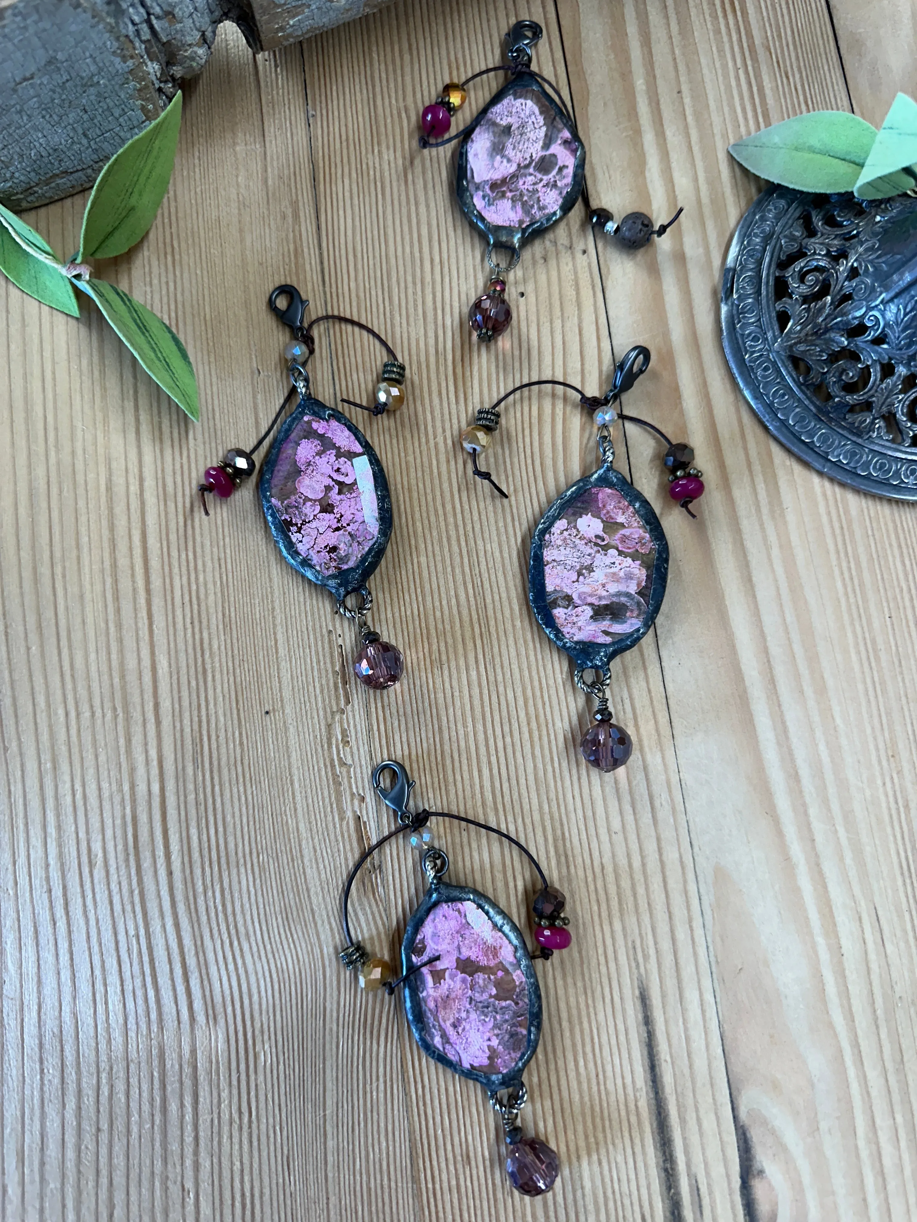 Lavender Agate Pendant