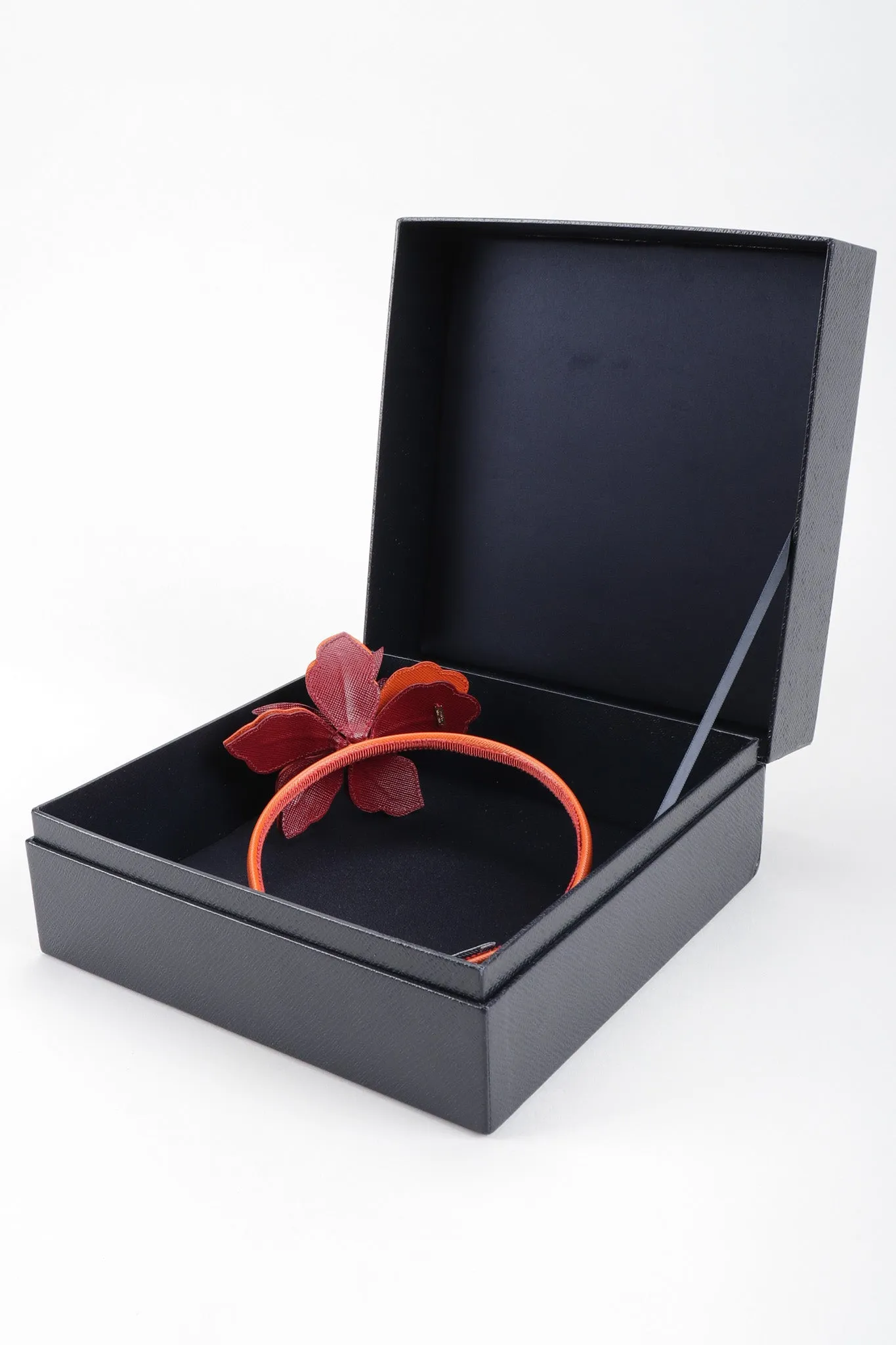 Leather Hibiscus Headband
