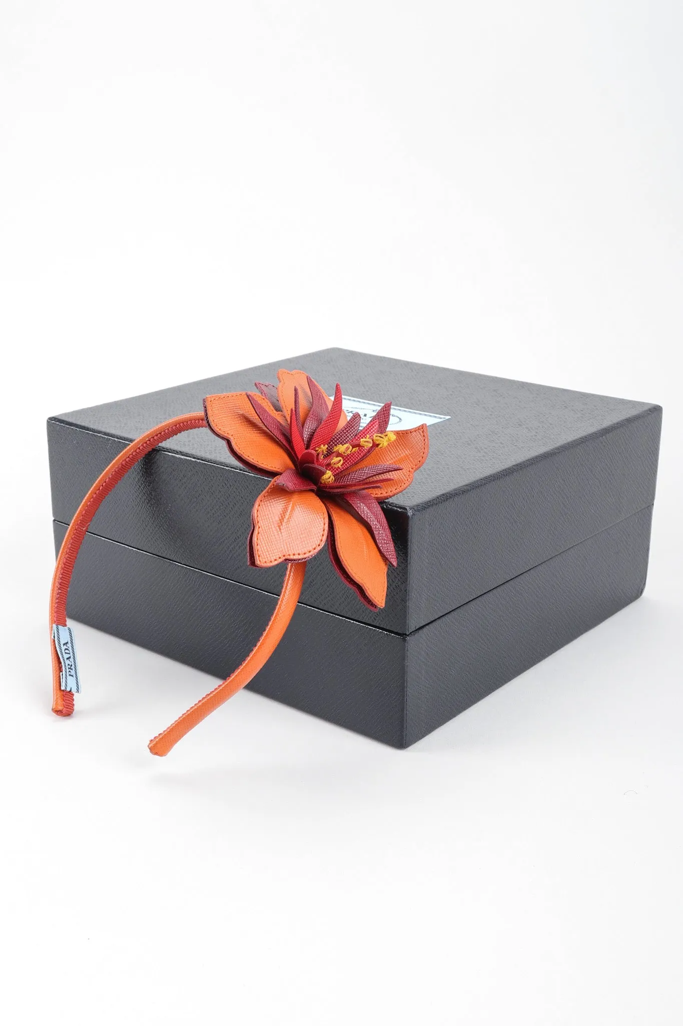 Leather Hibiscus Headband