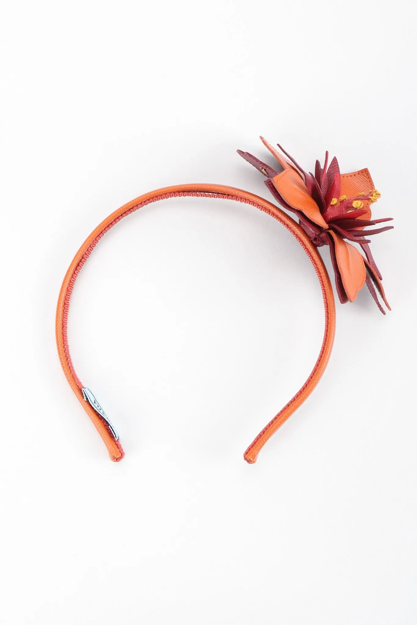 Leather Hibiscus Headband