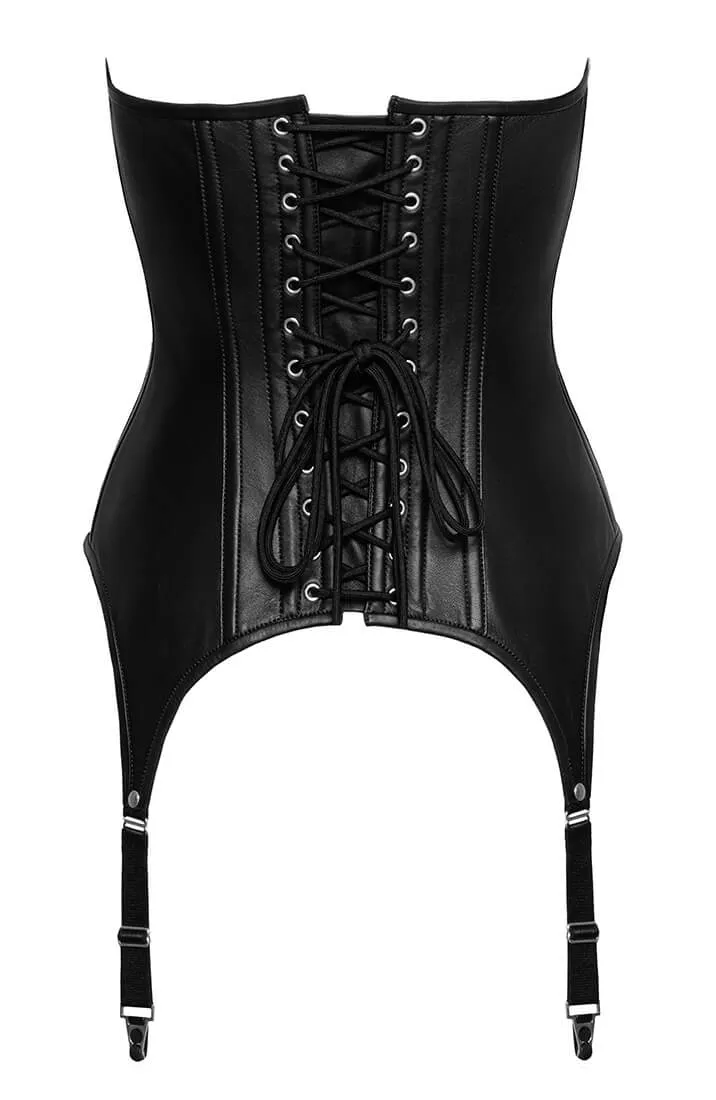 Leather suspender corset - Silhouette Highlight