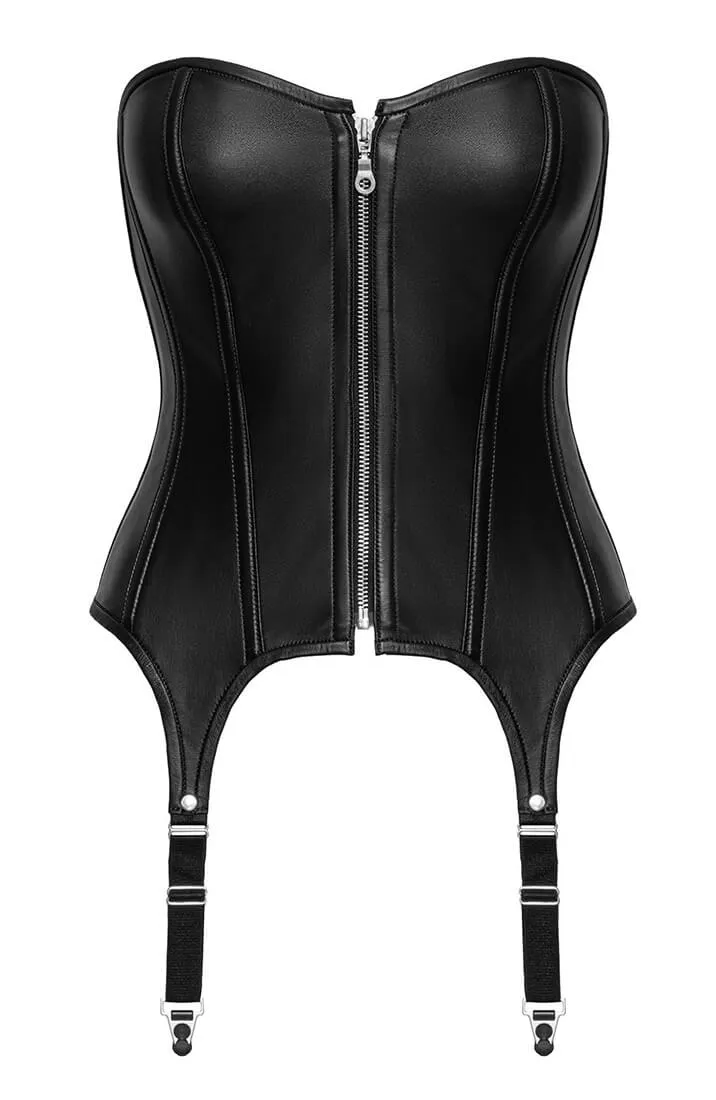 Leather suspender corset - Silhouette Highlight