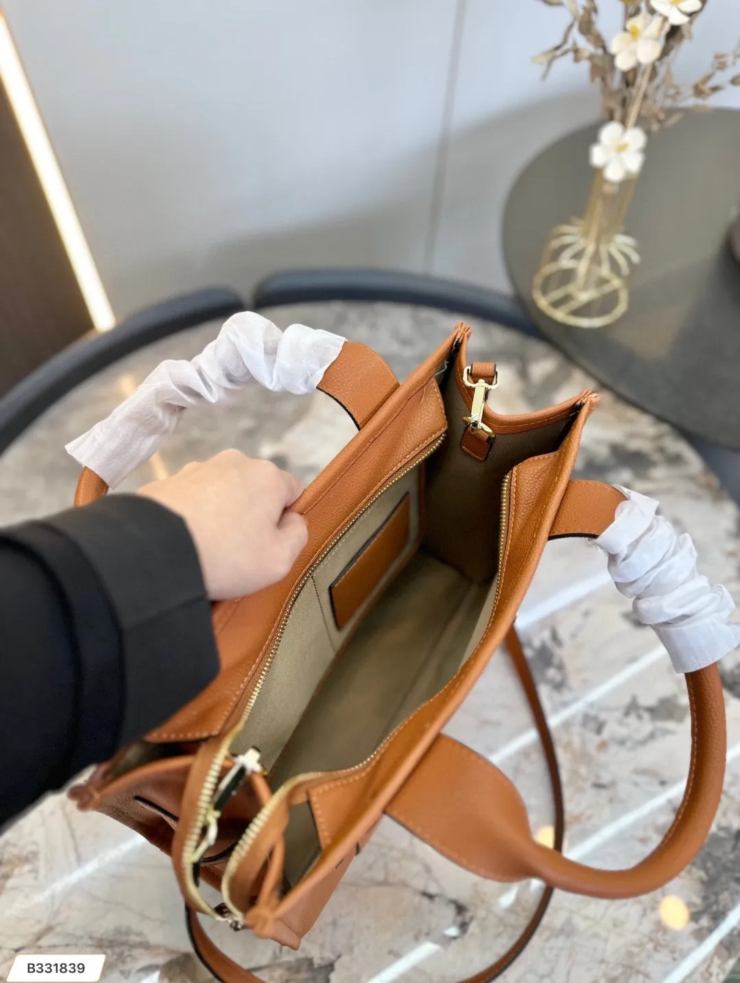 LEATHER TOTE BAGS- WITH LONG STRAPS - PRE ORDER
