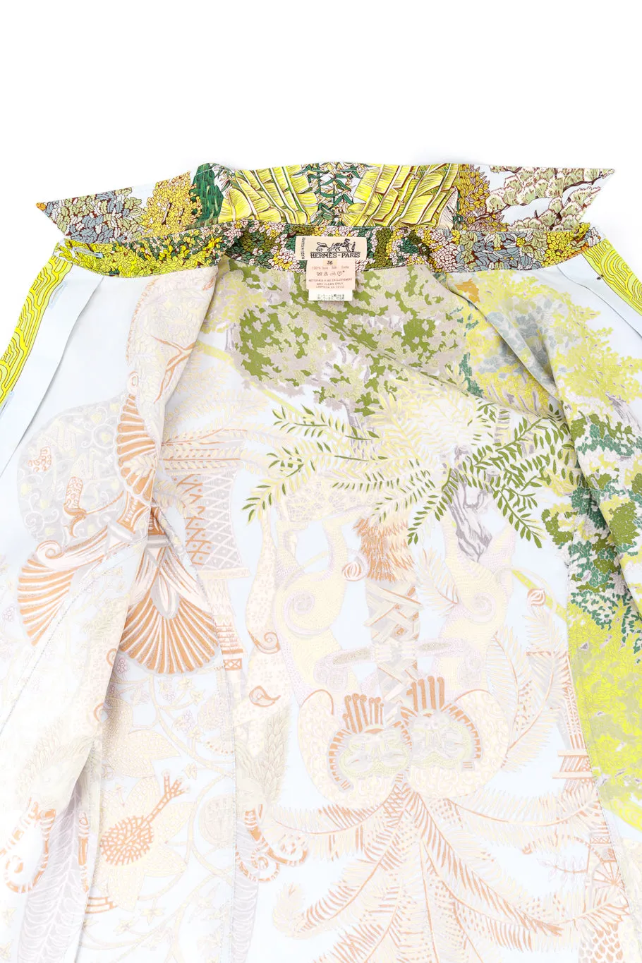 Legendes Tree Silk Button Down