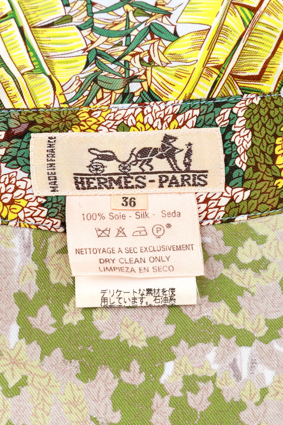 Legendes Tree Silk Button Down