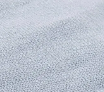 Light blue linen pillowcase envelope closure