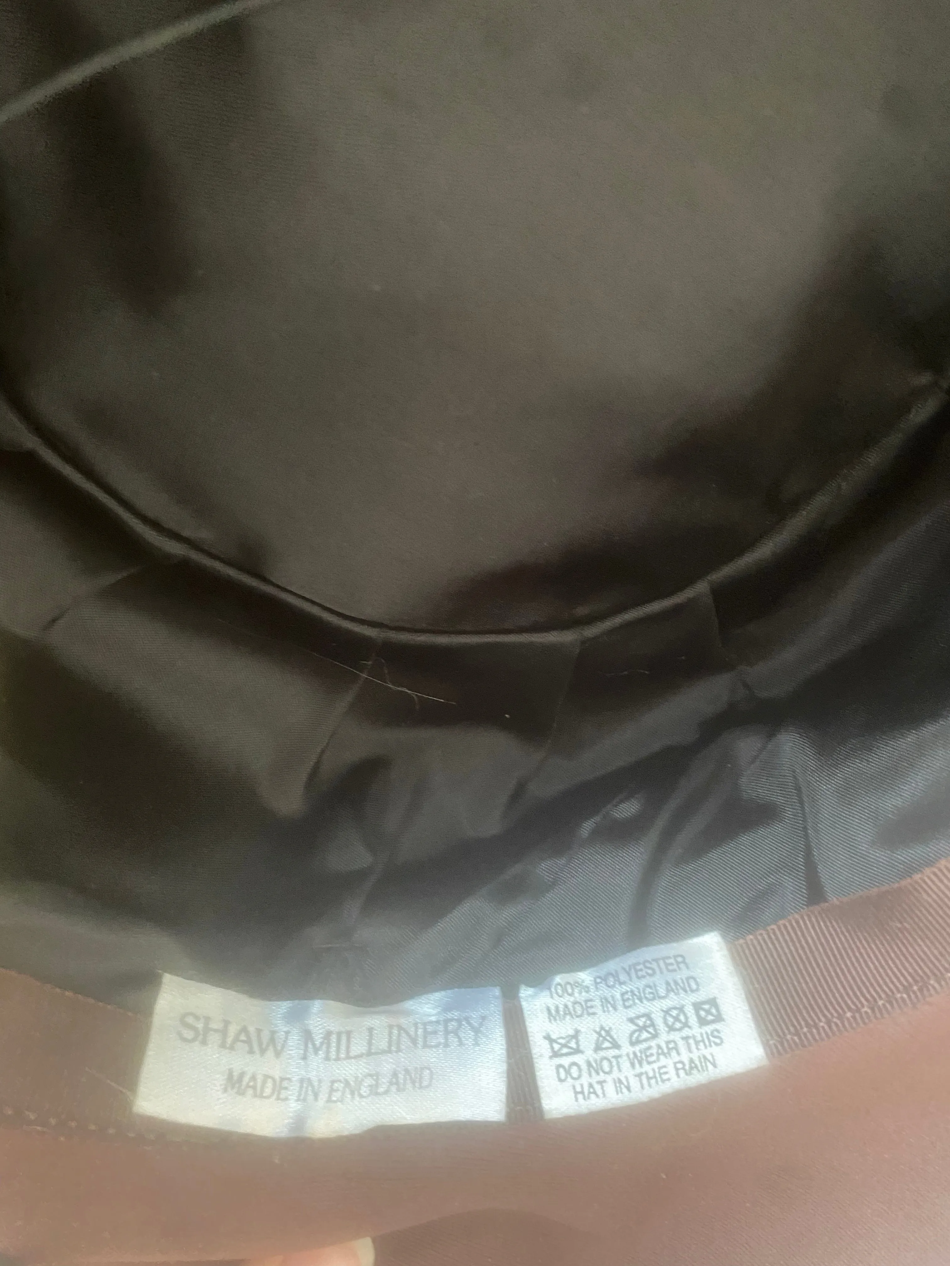 Like new shaw millinery brown hat FREE POSTAGE🟢
