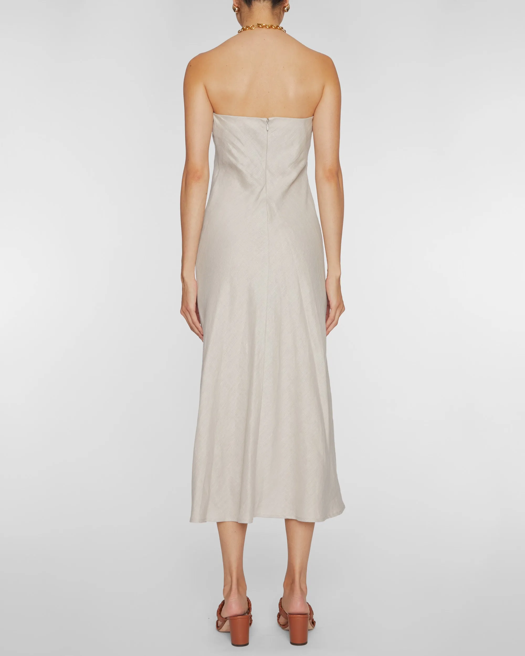 Linen Bias Dress
