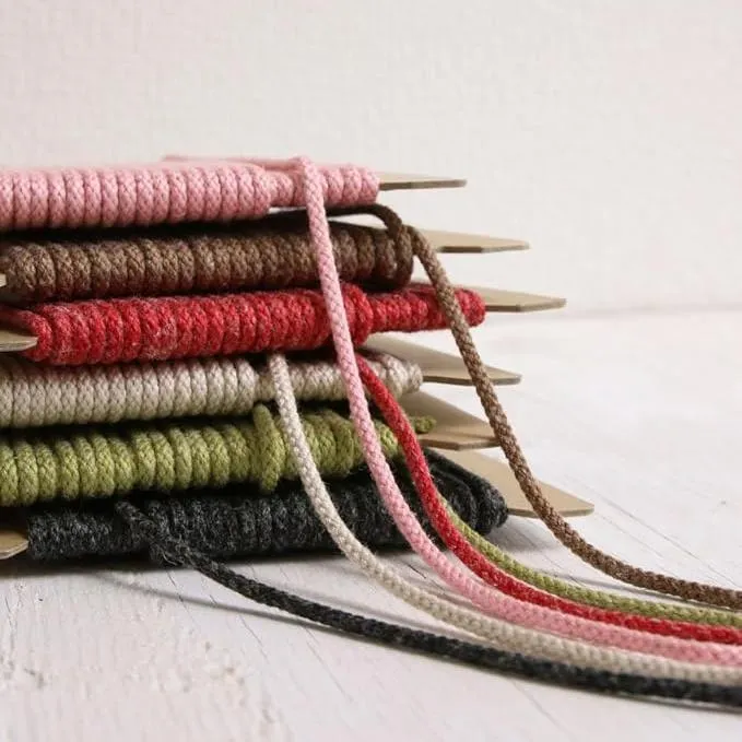 Linen Blend Cord - Red