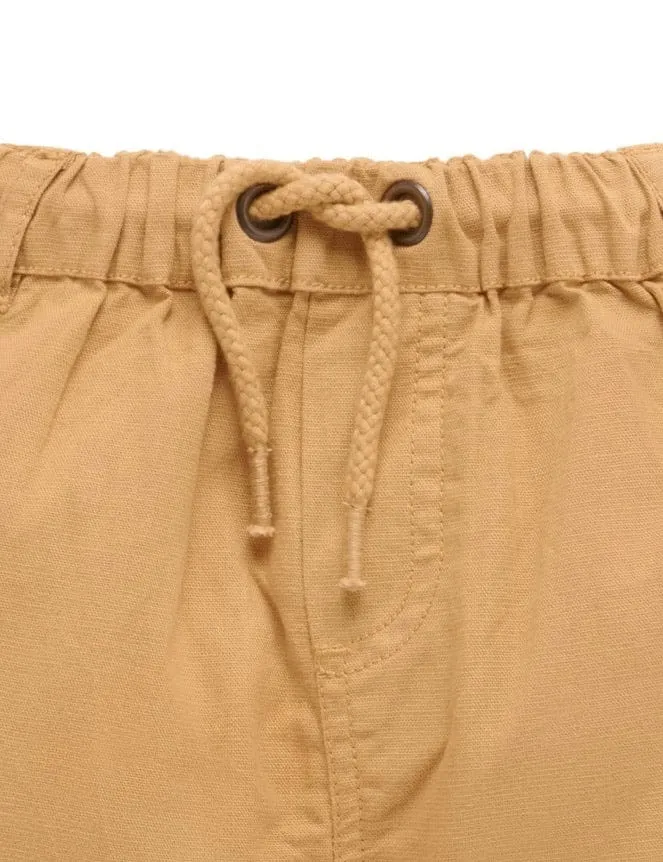 Linen Blend Short - Argan