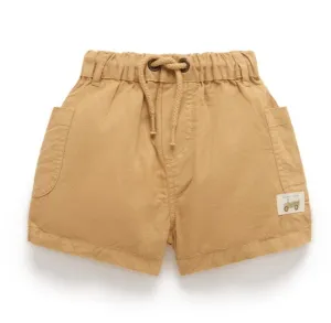 Linen Blend Short - Argan